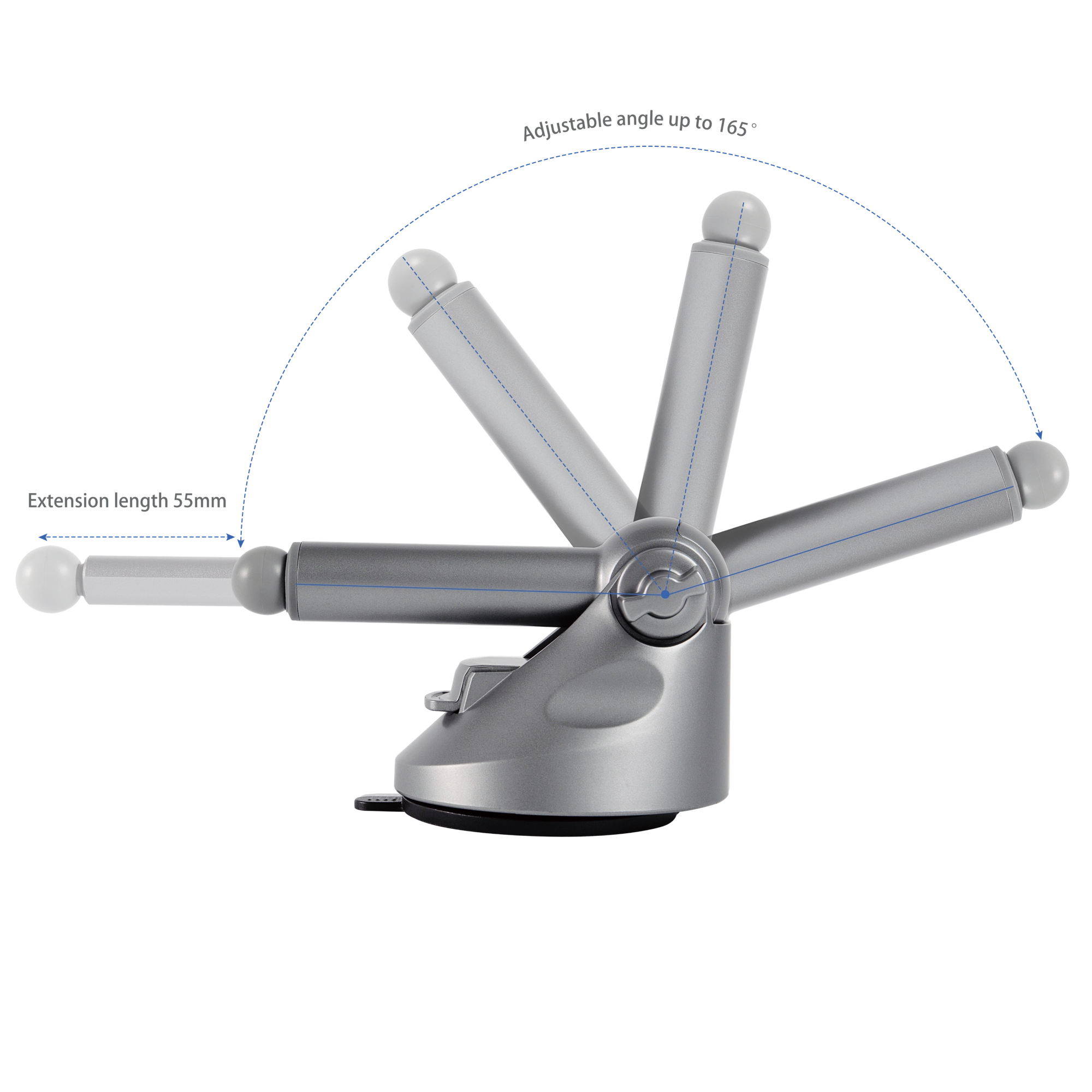 Soporte para tablero con brazo telescópico para HexaCharge